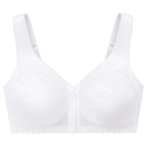 Glamorise Soft Cup Front Fastening Bra Review in white