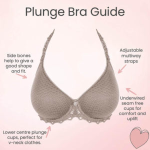 Features of plunge bras